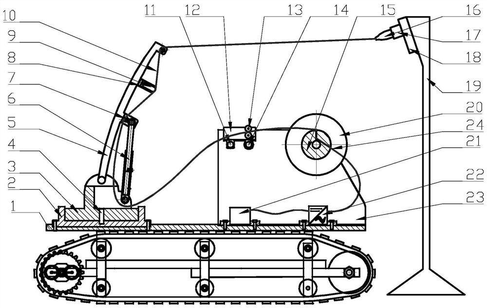 Plug-in type power supply device applicable to agriculture