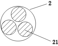 Power choking coil and electromagnetic induction heater adopting same