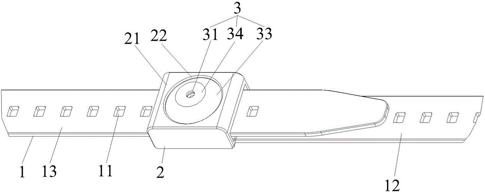 Disassembling prevention wrist strap lock catch