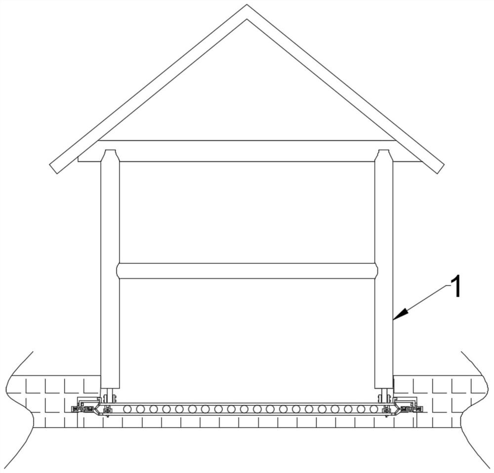 A frame structure of a passive house