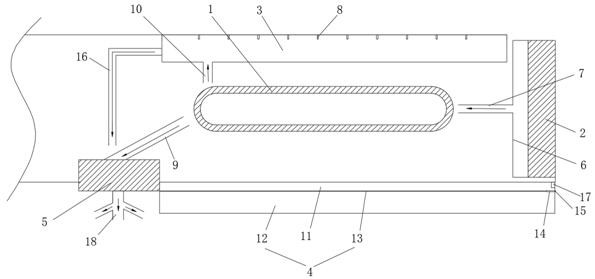 Tiled open channel layout for schools and use method