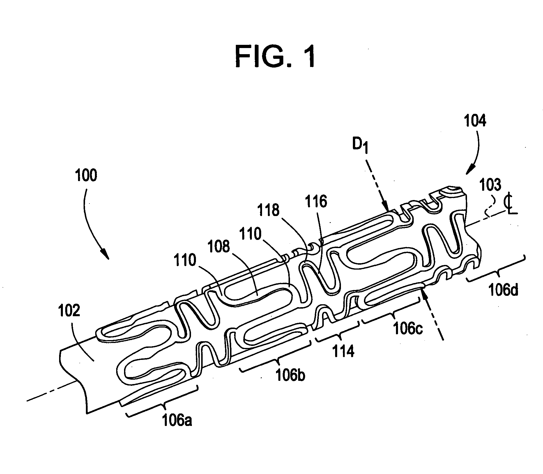 Intraluminal medical device having asymetrical members