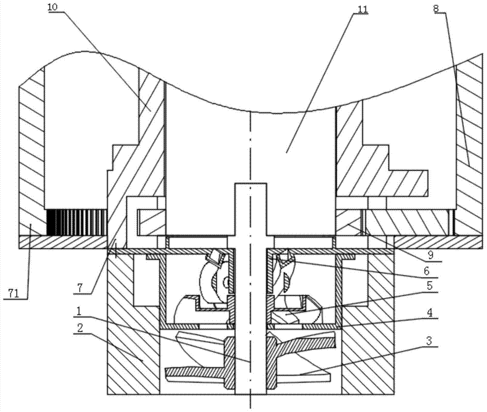 A kind of conveying roller compaction device for drilling