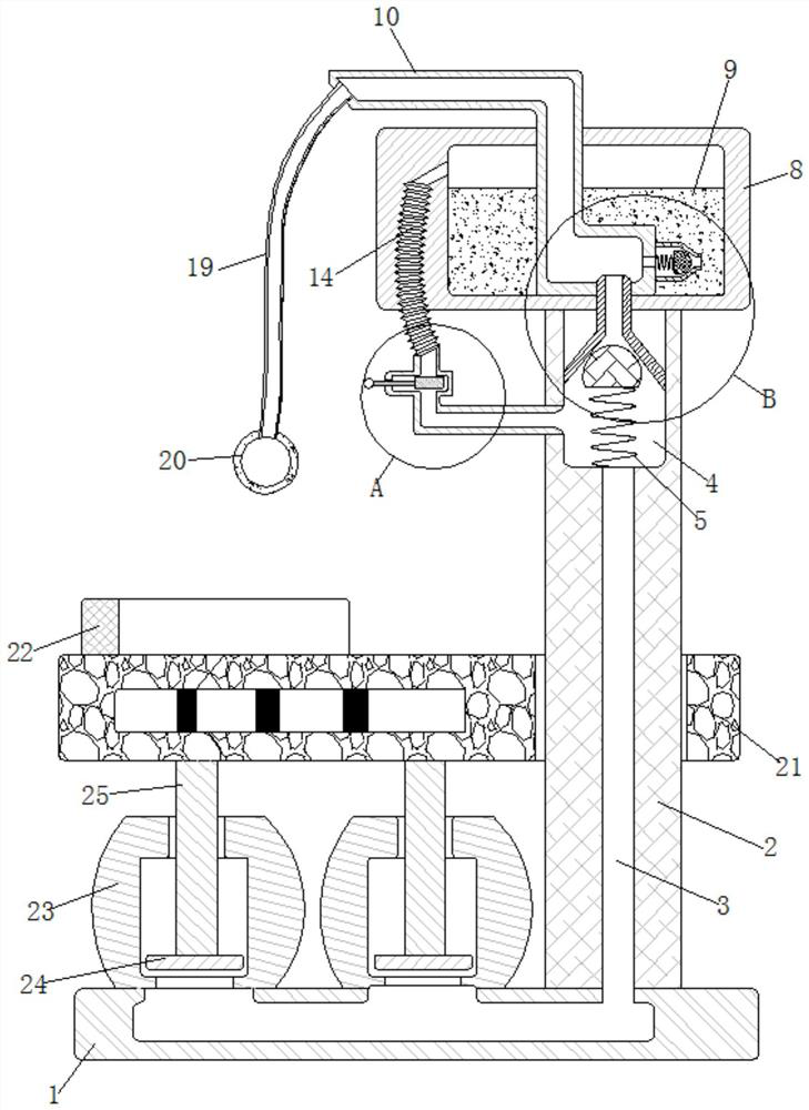 Self-locking manned bracket suitable for decoration of indoor ceiling of building