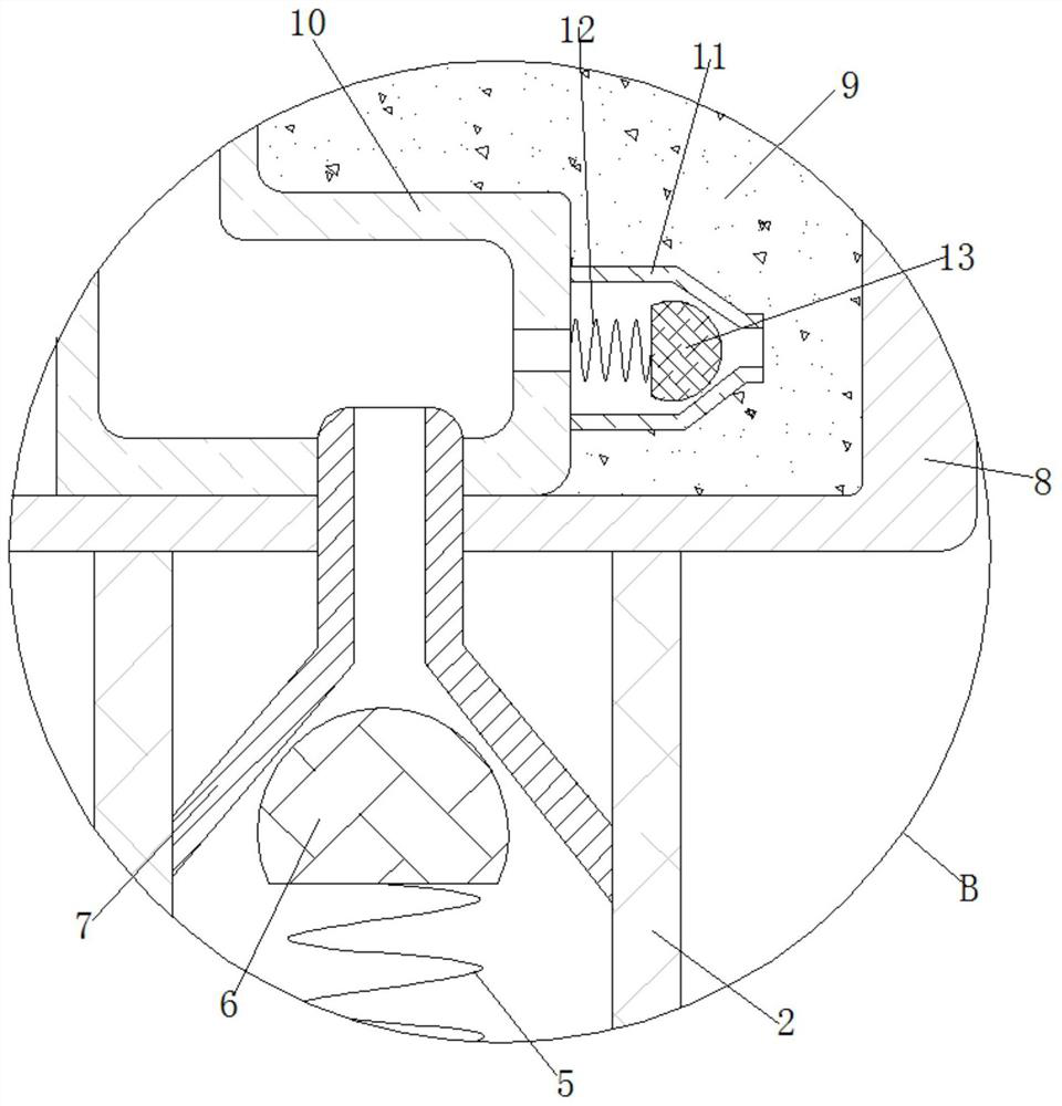 Self-locking manned bracket suitable for decoration of indoor ceiling of building