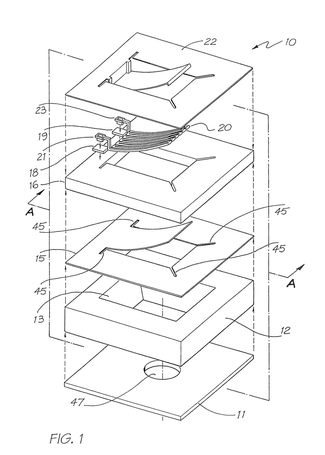 Method of forming printhead by removing sacrificial material through nozzle apertures