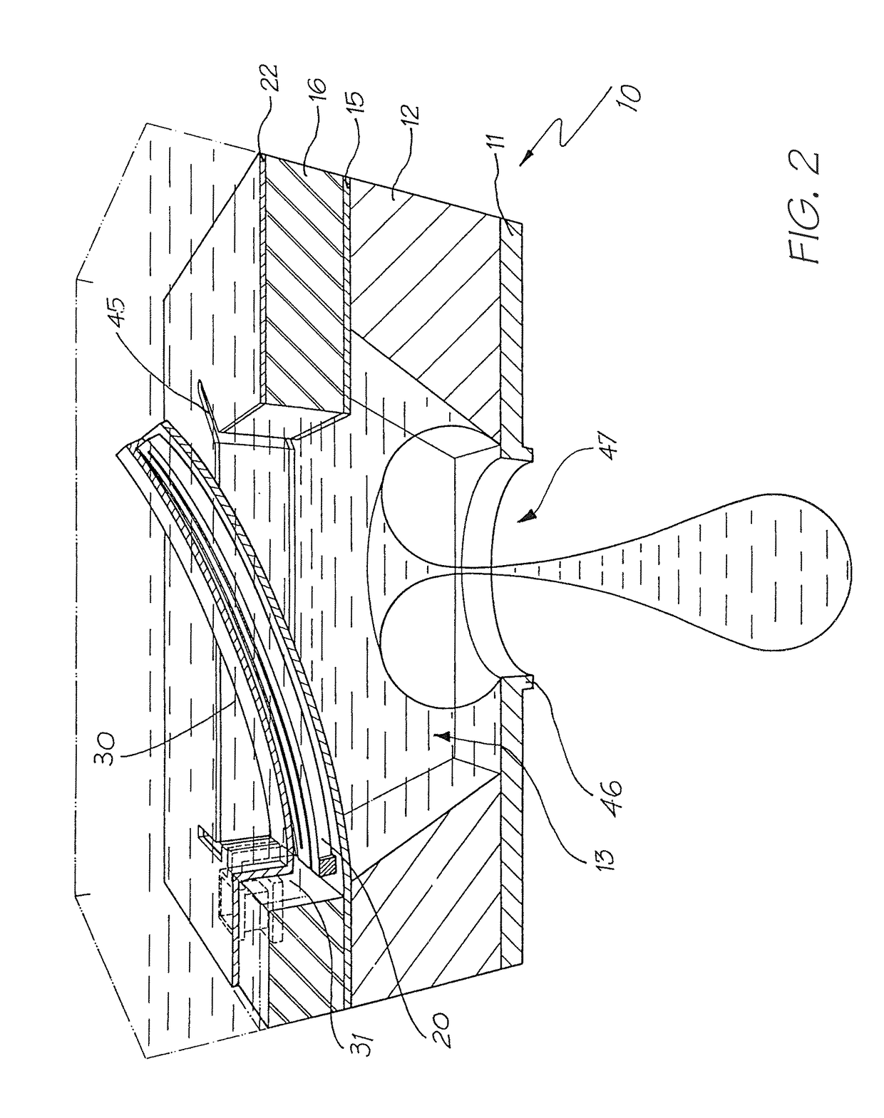 Method of forming printhead by removing sacrificial material through nozzle apertures