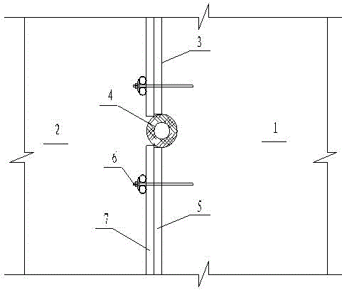 Concrete dam body drainage blind tube construction method