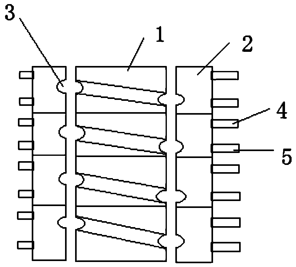 A laser gain fiber cooling device