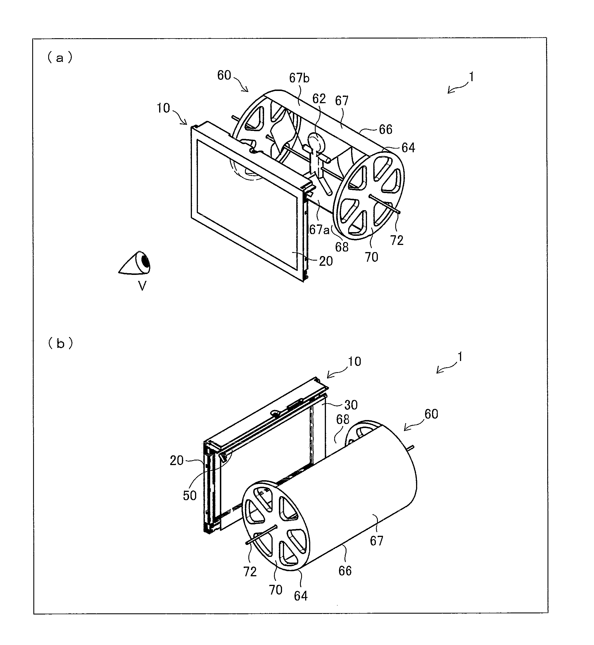 Liquid crystal display unit, game device and display method for use in liquid crystal display unit