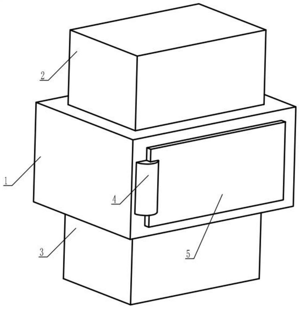 Optical cable cross-connecting box