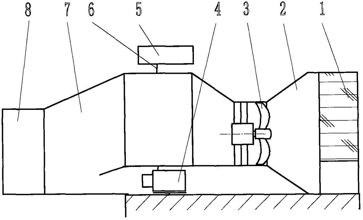 A ground mist repelling device