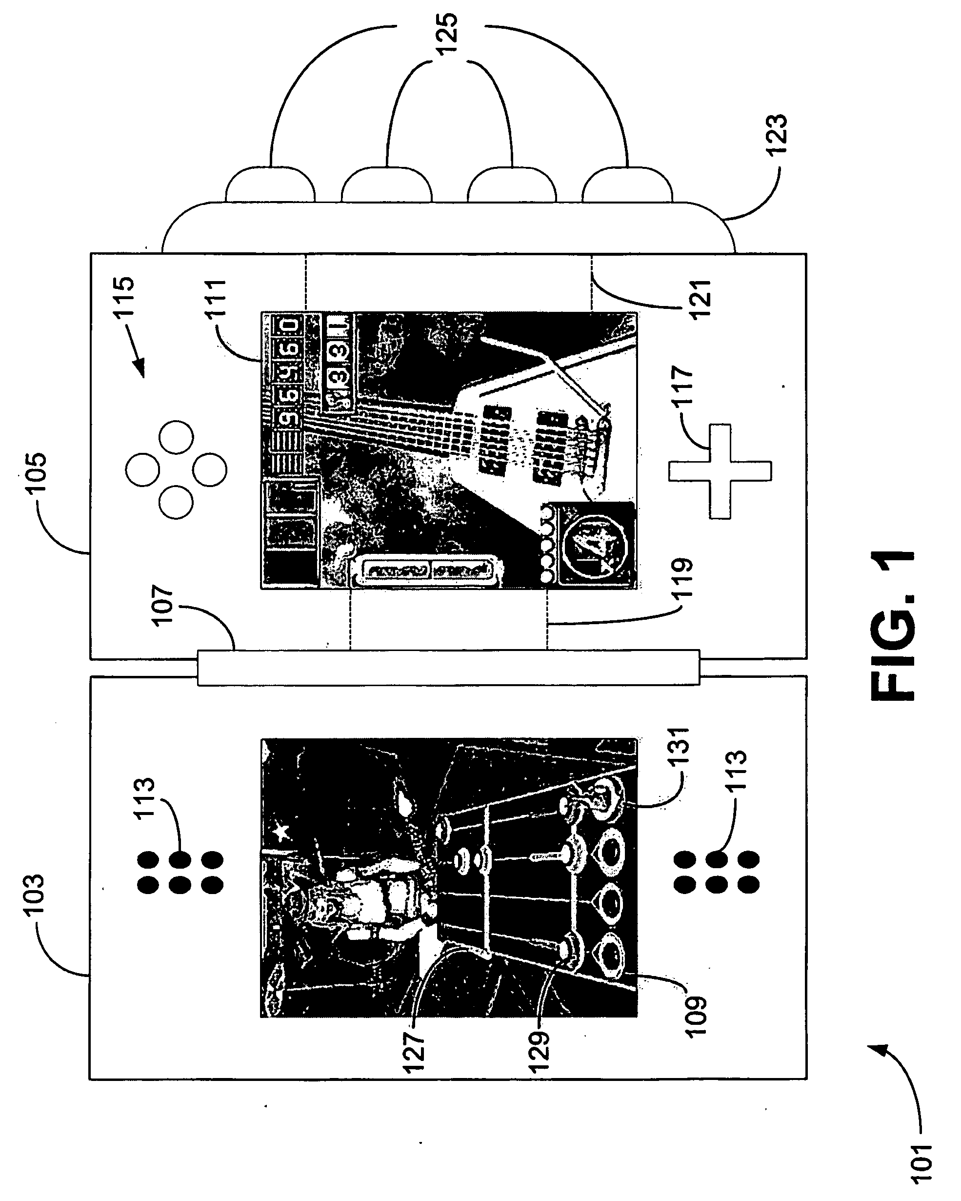 Strum processing for music video game on handheld device