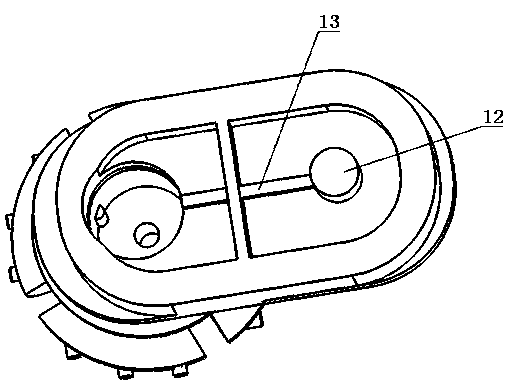 Laser drilling and mechanical grinding matching device and drilling method