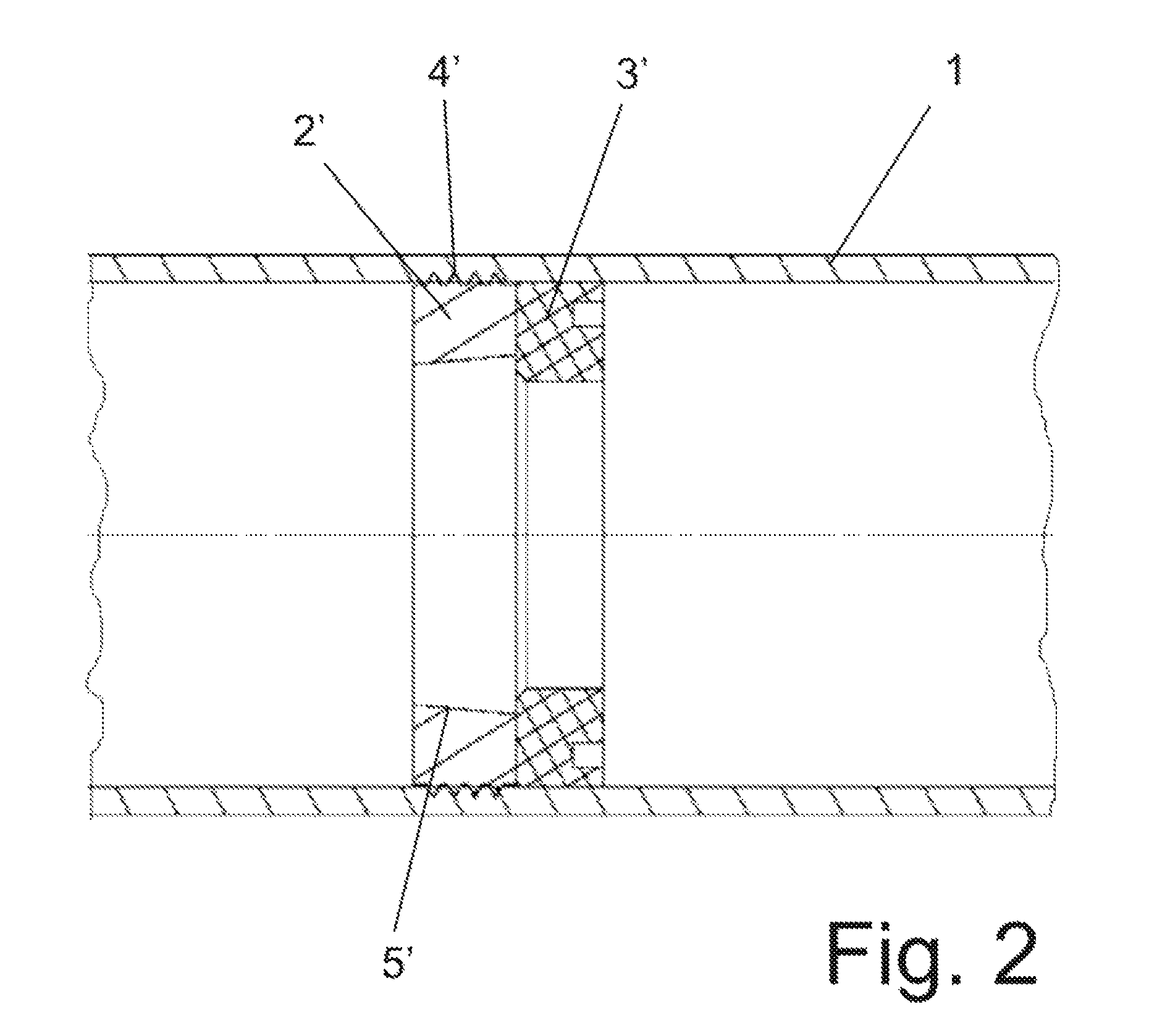 Press-fit connection for a rack housing