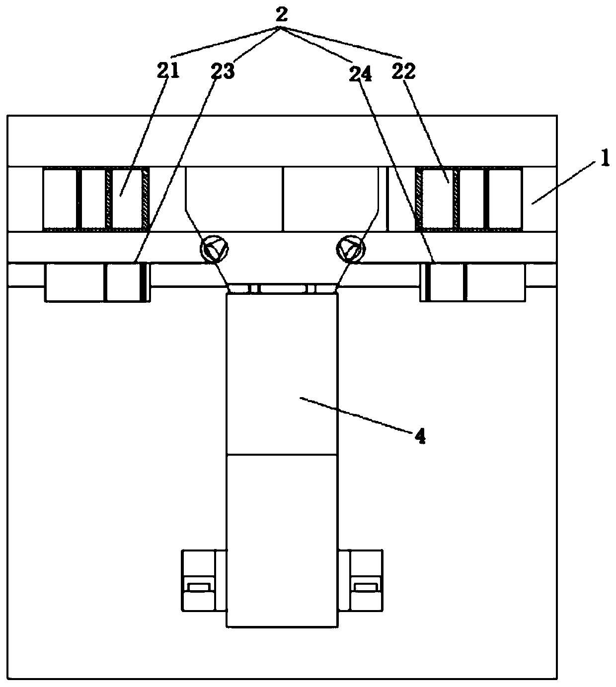 Movable thermal environment device for ground thermal protection and insulation test of aerospace vehicle