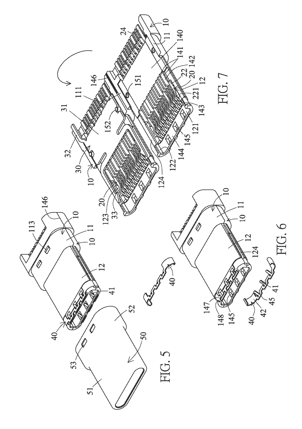 Bidirectional duplex electrical connector