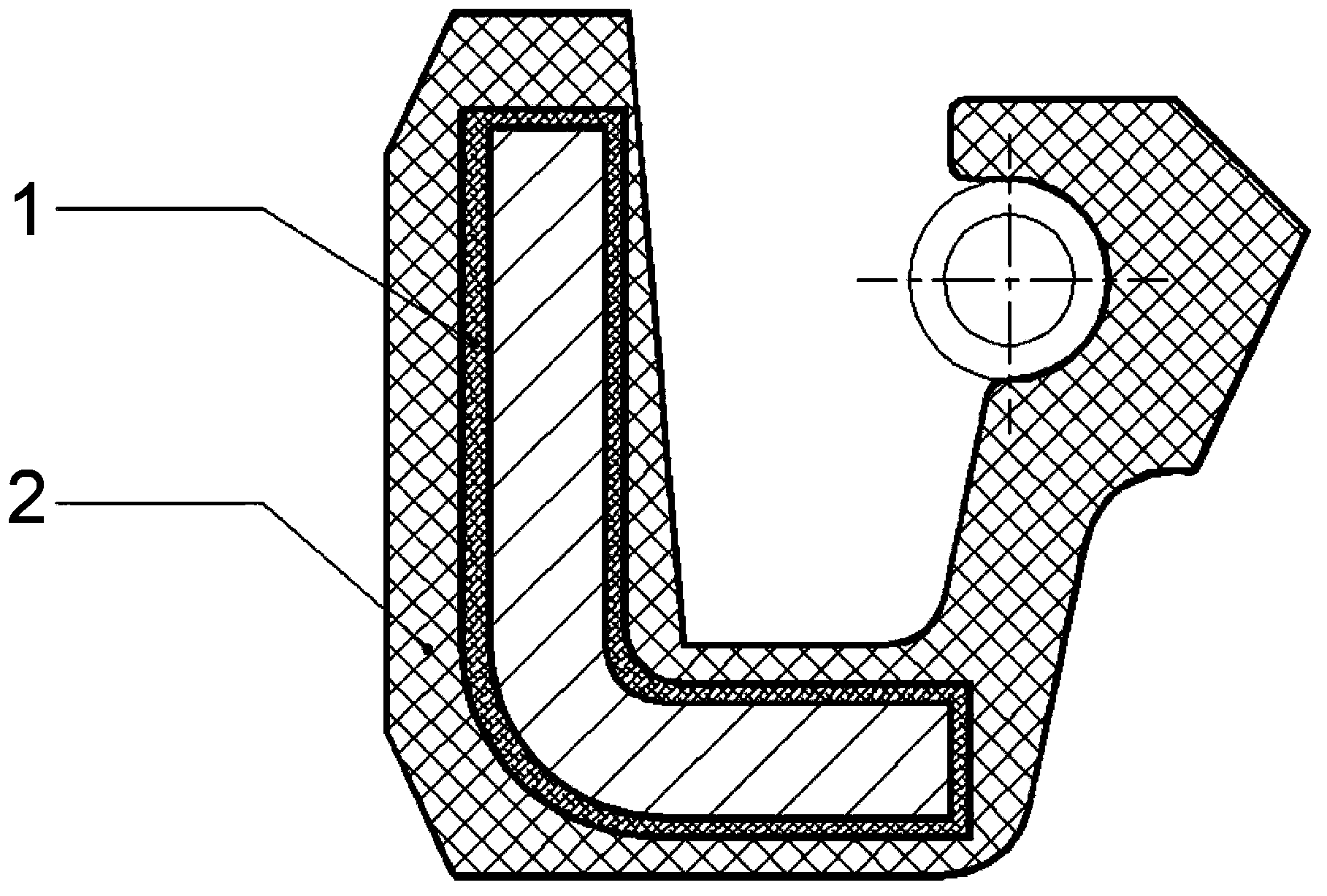 Large-scale hydrogenated nitrile butadiene skeleton oil seal, and preparation method and application thereof