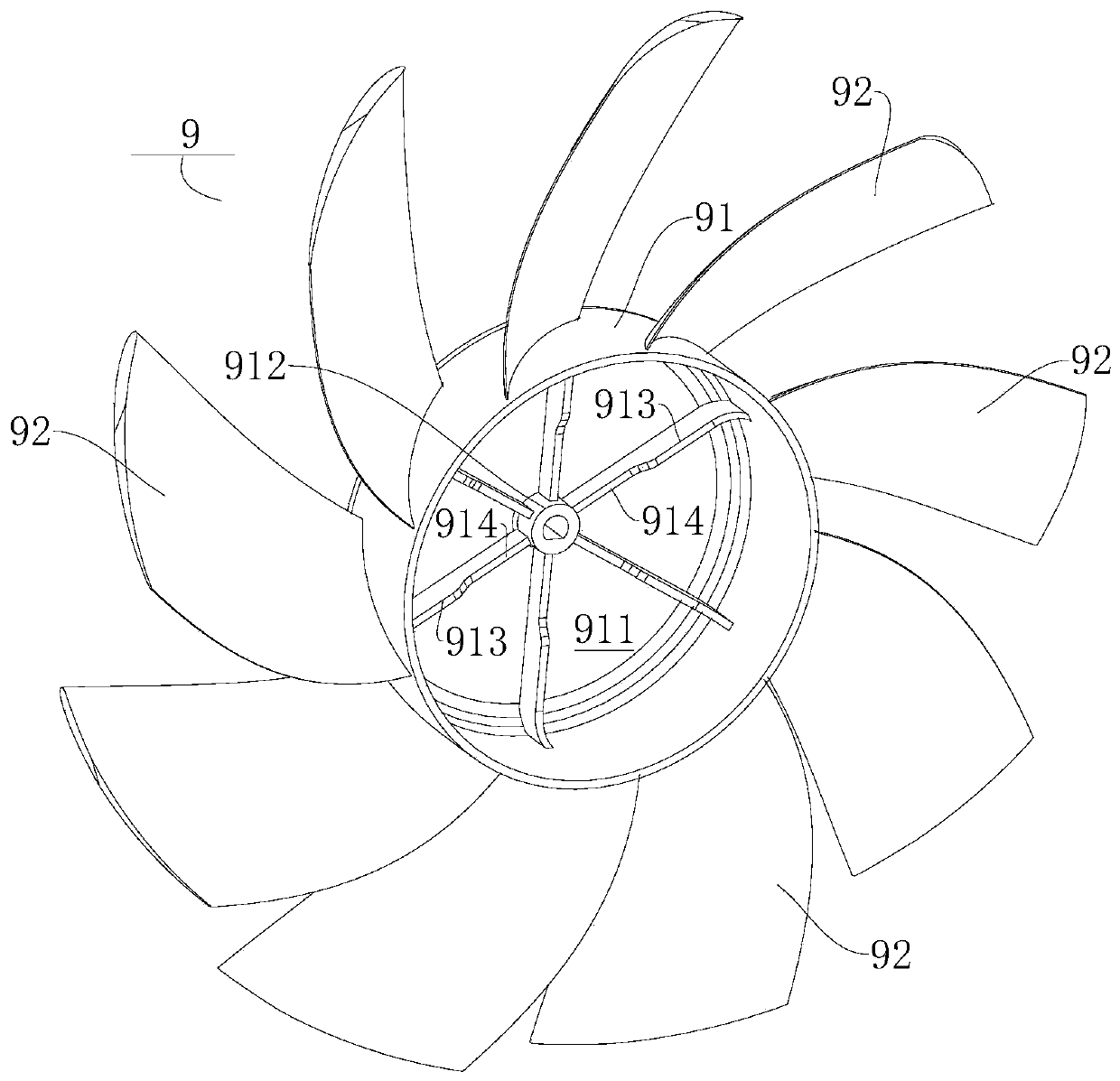 Fan blades, fan assembly, air duct part and air conditioner