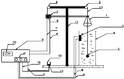 Embedded intelligent liquid viscosity coefficient measuring device and method