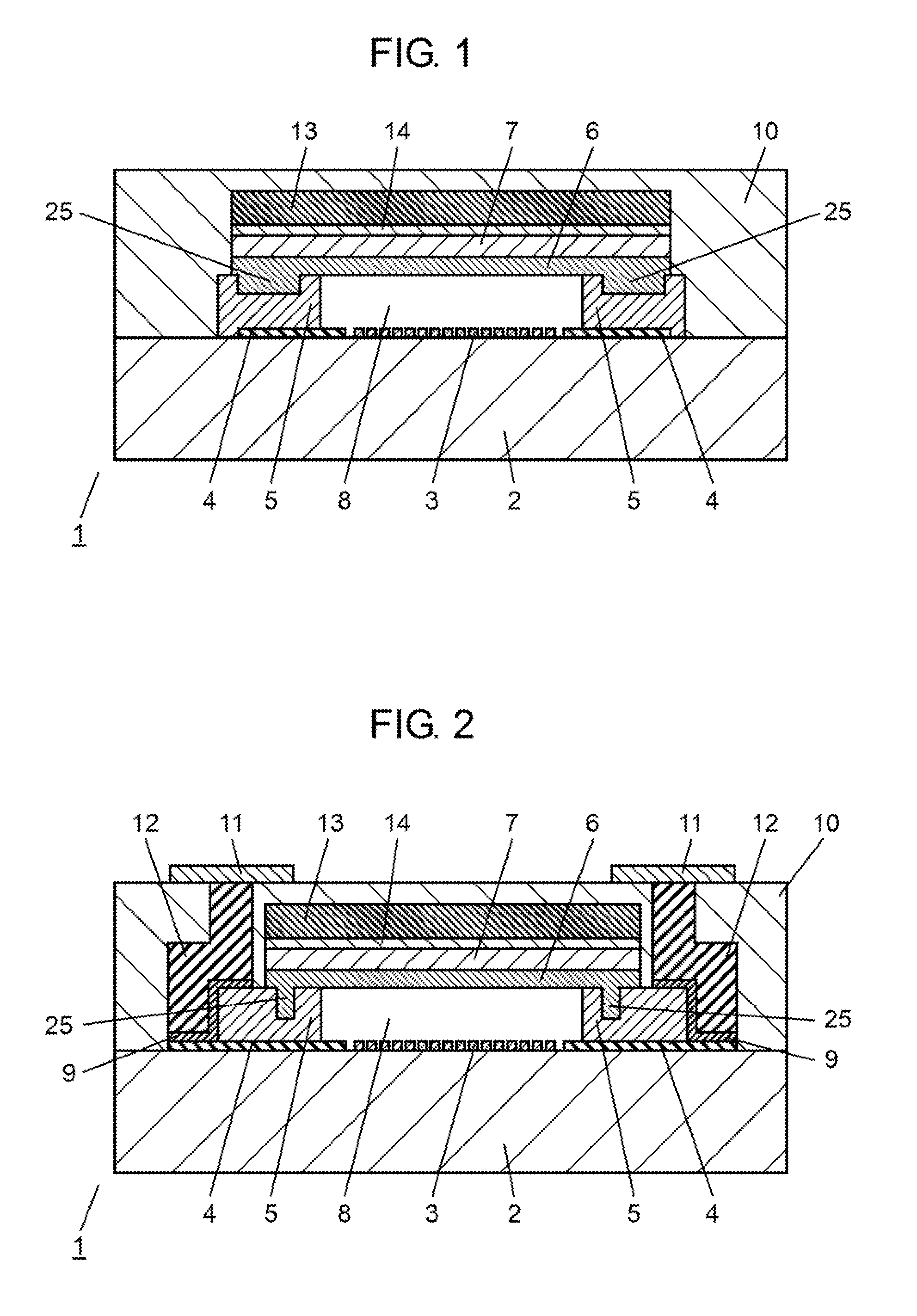 Acoustic wave element and electronic device including the same