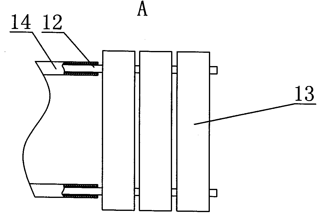 Segment caulking and hand hole blocking trolley for large-diameter shield tunnel