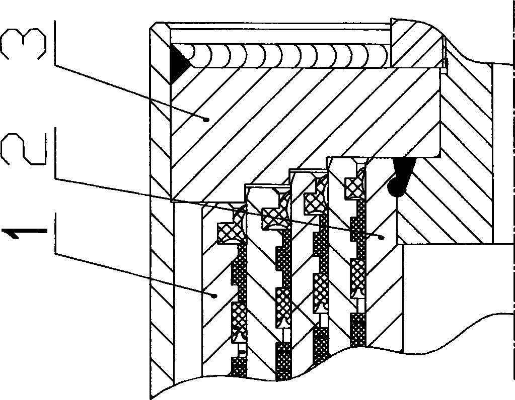 Improved single-action telescopic sleeve hydraulic cylinder