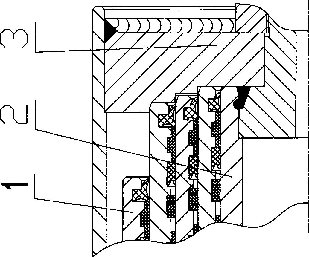 Improved single-action telescopic sleeve hydraulic cylinder