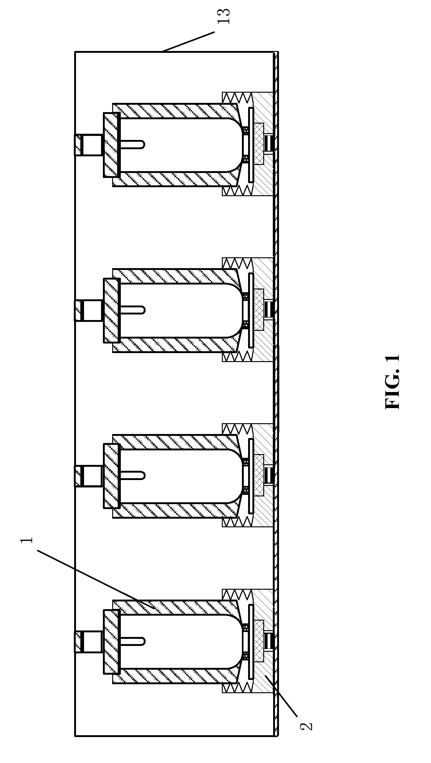 Device for measuring electrical treeing of medium voltage cables