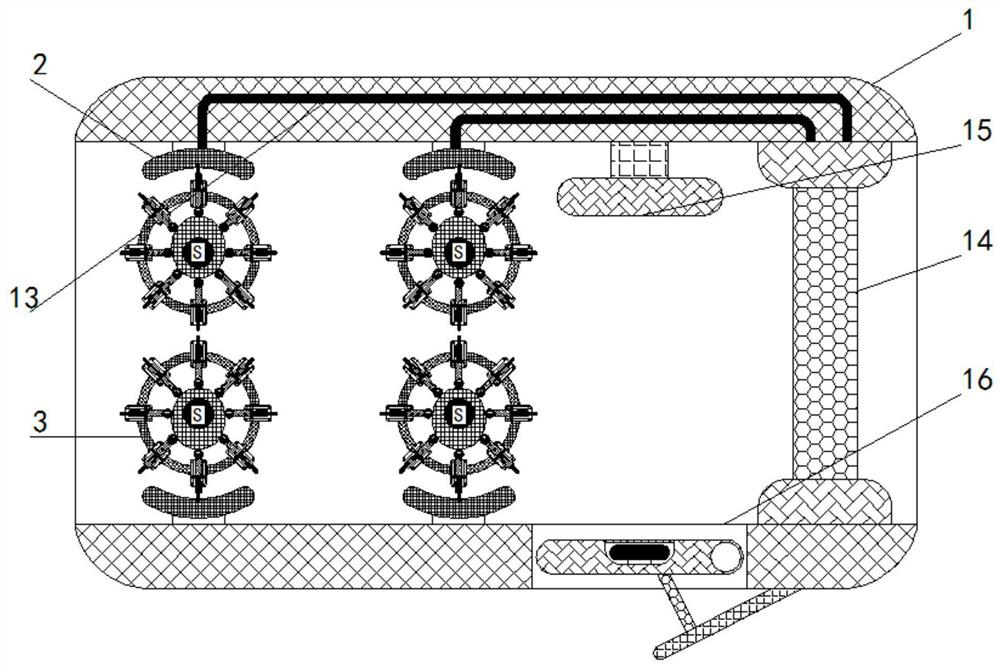 Equipment for reducing dust content in gas and improving efficiency of screw air compressor