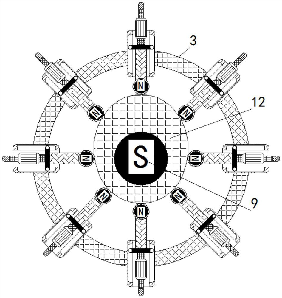 Equipment for reducing dust content in gas and improving efficiency of screw air compressor