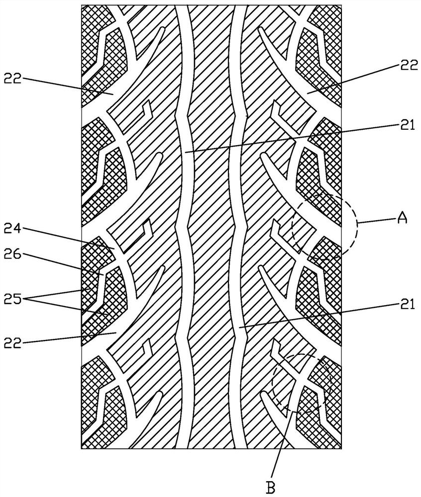 Anti-sideslip electric bicycle tire