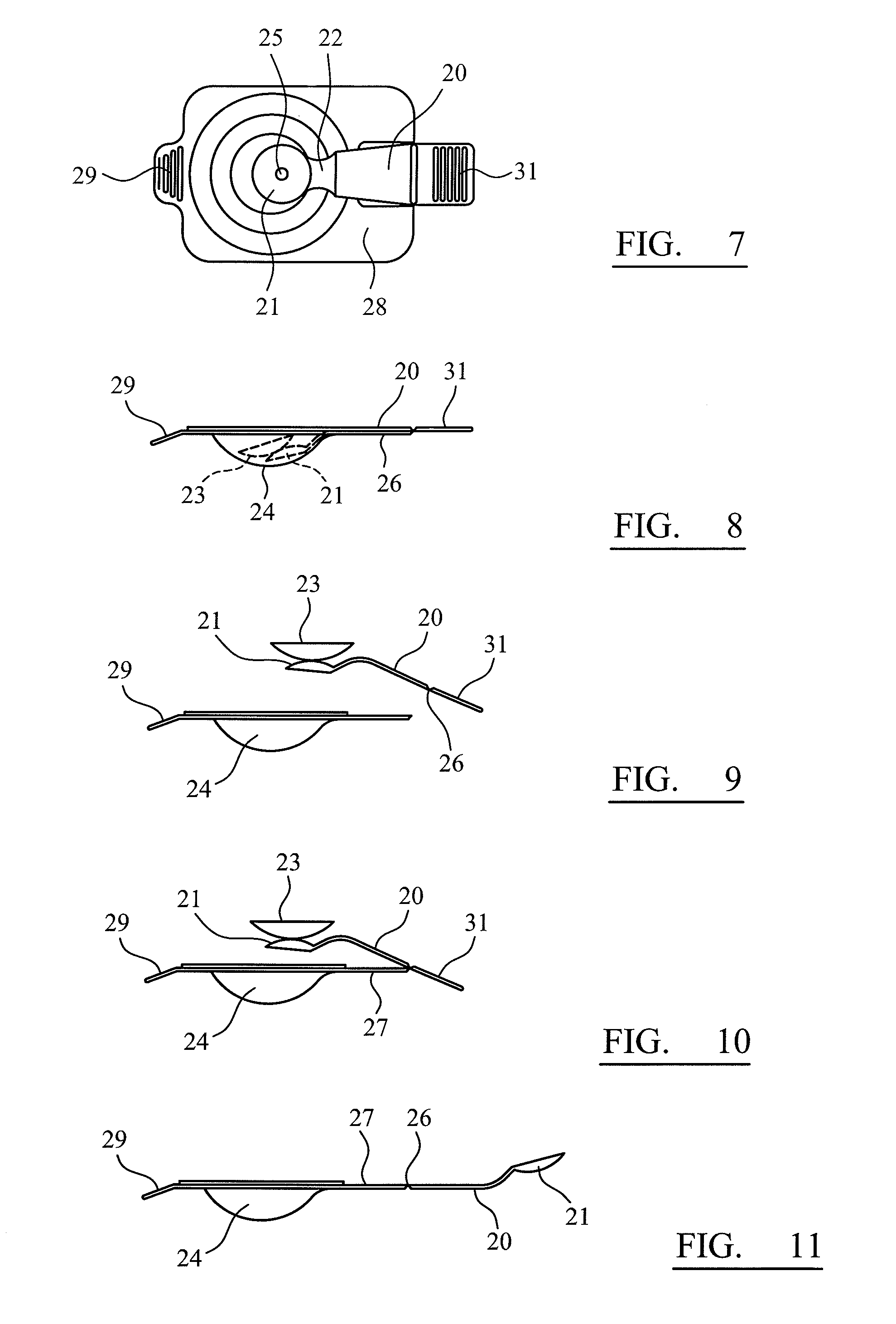 Contact lens dispensing container