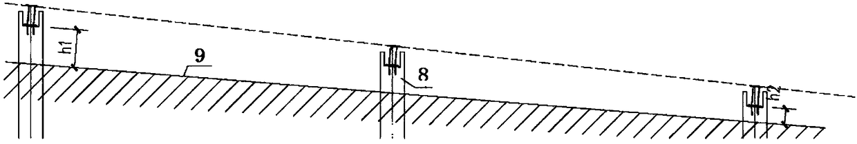 Bailey piece detachable steel trestle construction method