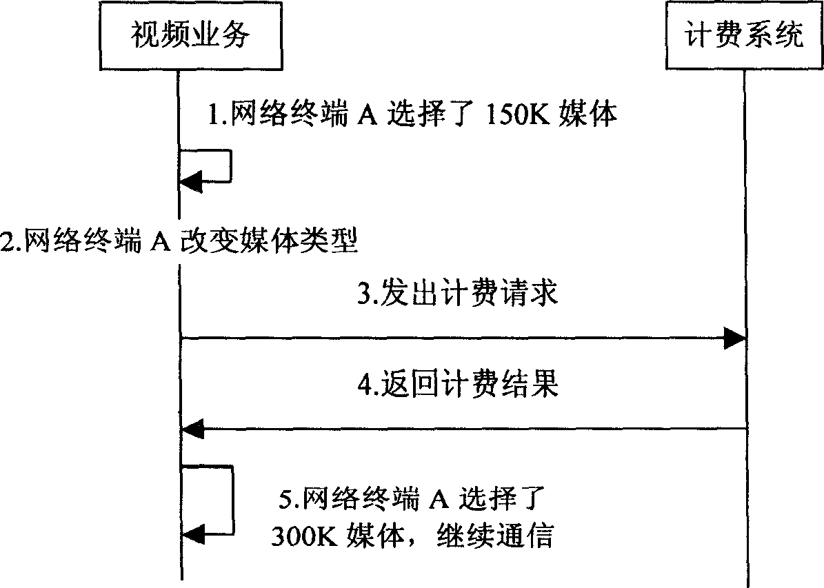 Accounting method and device for communication system