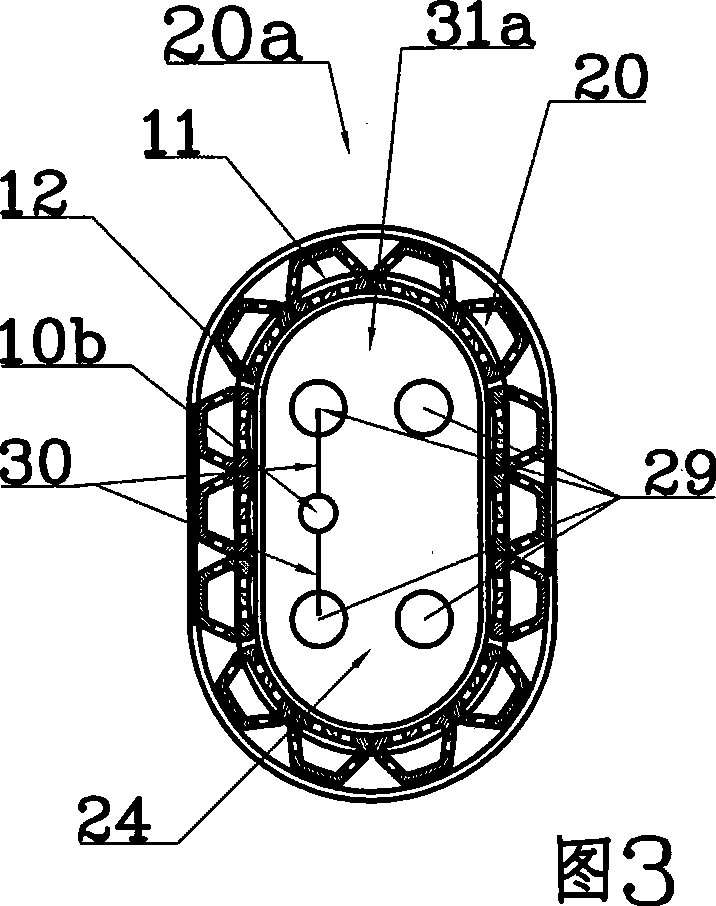 Flexible tube side-by-side high-speed, high-pressure squeezing and drying solid-liquid treatment device