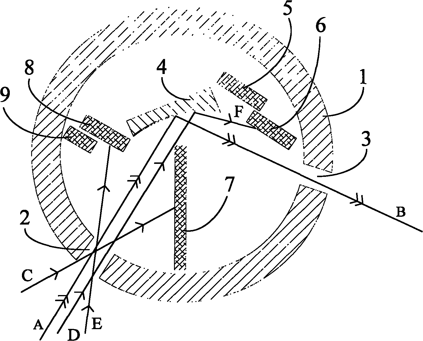 Method for improving performance of light splitter, light splitter and X-ray measuring and analyzing device