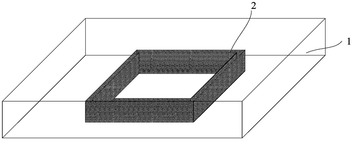 Fabrication method of beam-mass structure based on laser combined anisotropic etching