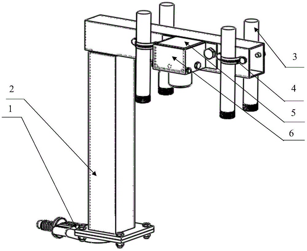 Linear structure light dynamic measurement benchmark-based vehicular pavement primary crack collection system