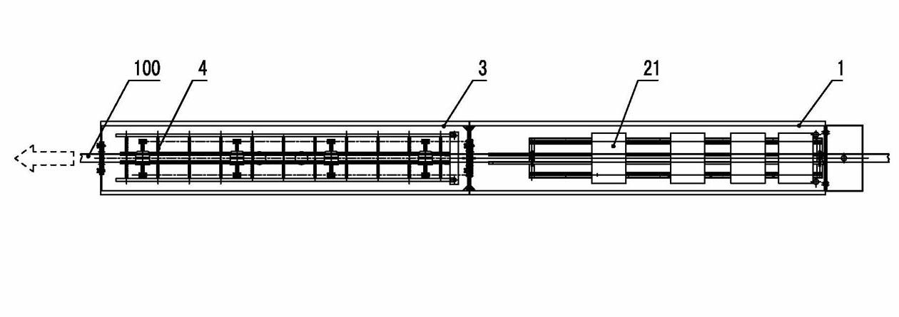 Forming equipment of extruding strip of plastic-steel winding tube