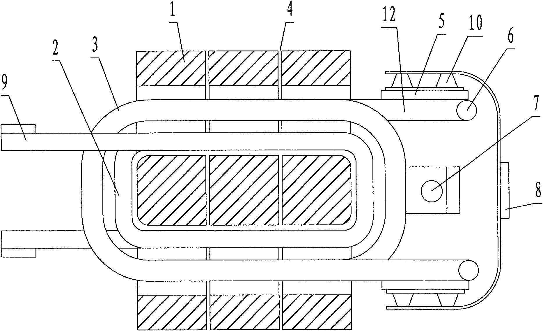 Integral high frequency rectifying device