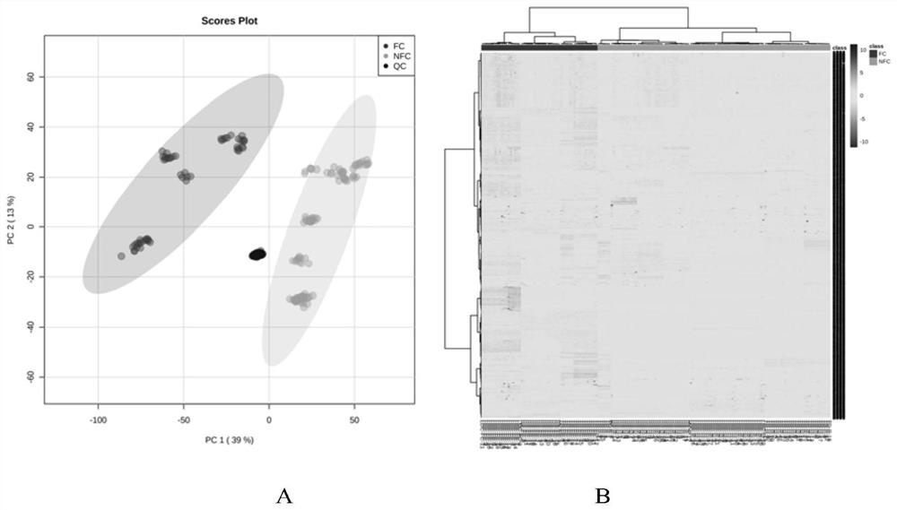 Marker screening identification and application of non-concentrated reduced apple juice based on non-targeted metabonomics