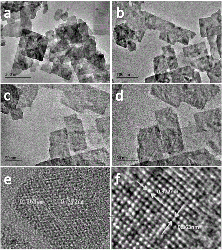 Preparation method and application of ultrathin tungsten trioxide dihydrate nanosheet