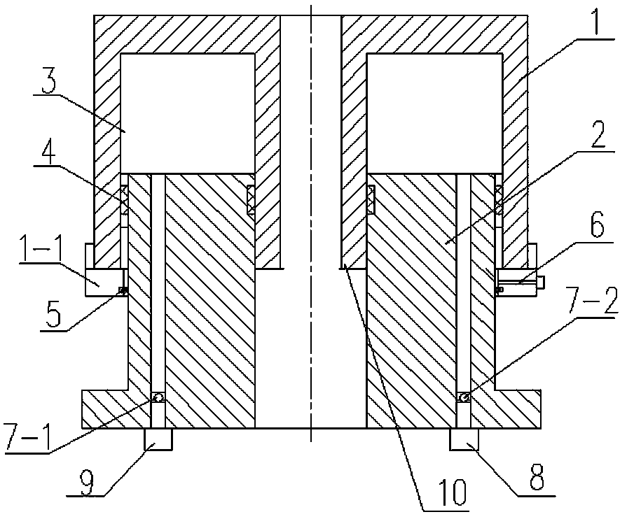 Hydraulic pallet for mine constant-resistance type anchor rod (cable)