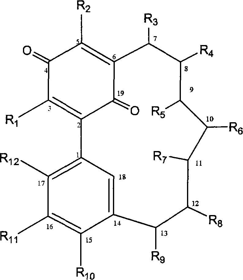 New type natural active compound for anti tumor, preparation method, and application