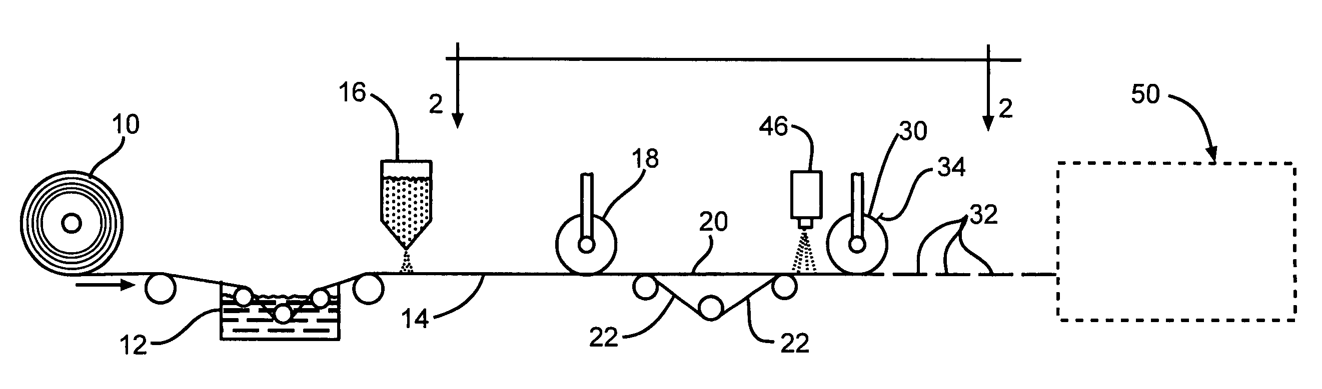 Three-around cutting pattern for title roofing material