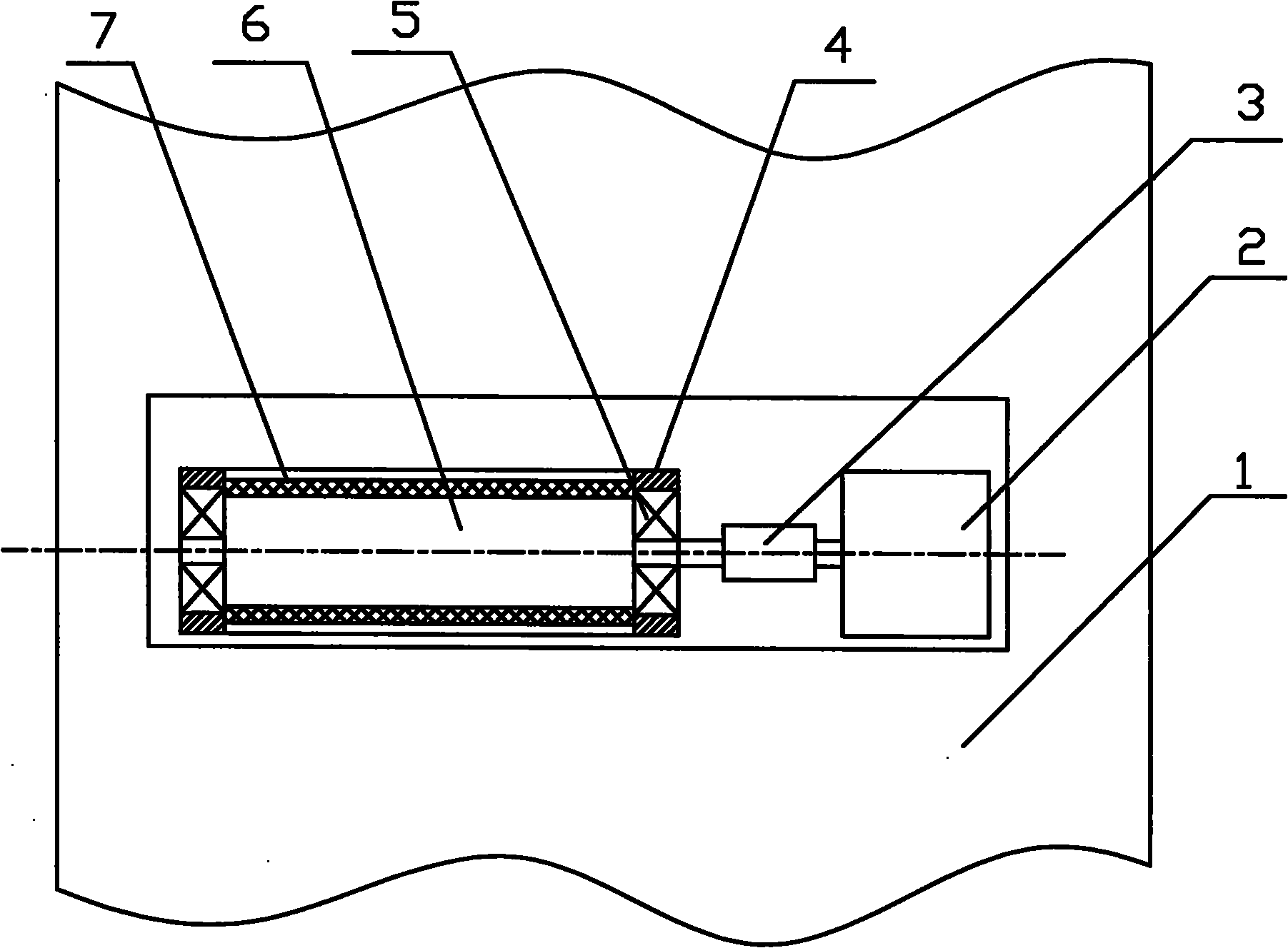 Daylighting device for guiding light by using rotary reflecting mirror