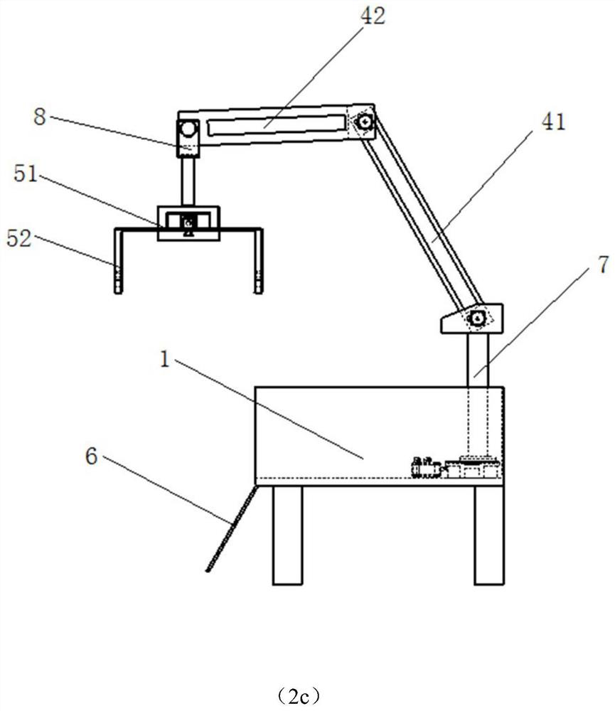 A transfer transport vehicle for automatic garbage sorting boxes