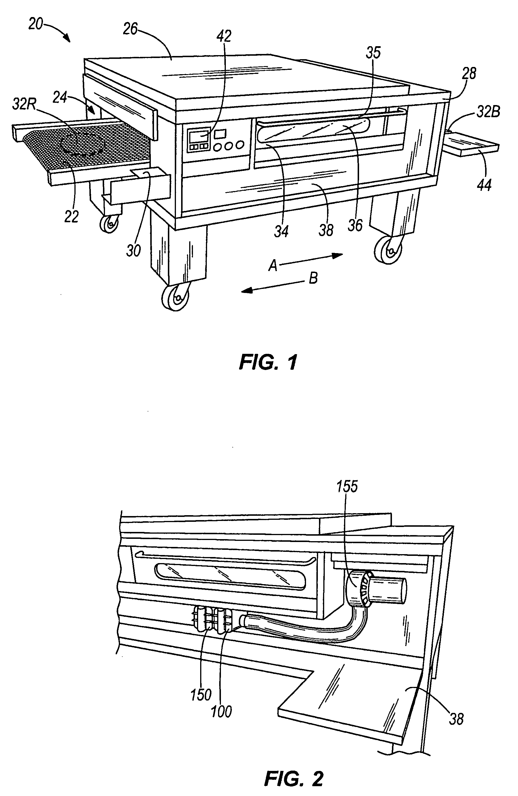 Conveyor oven apparatus and method