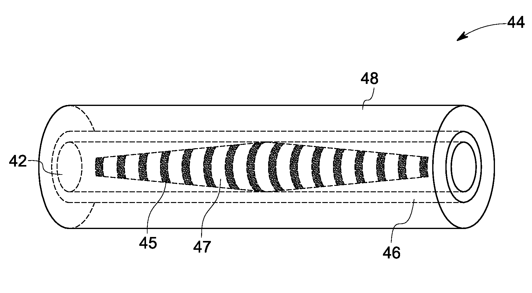 Fiber Bragg grating for high temperature sensing